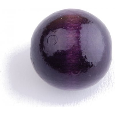 Dřevěné korálky 25mm - 1ks Barva: tm. fialová – Zboží Dáma