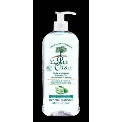 Le Petit Olivier Micellar gel cleansing Aloe vera & Green tea 400 ml – Zbozi.Blesk.cz