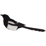 BeWooden brož Magpie ze dřeva – Zboží Dáma BeWooden brož Magpie ze dřeva – Zboží Dáma