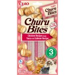 Churu Cat Bites Chicken wraps&Tuna Salmon Purée 3 x 10 g – Hledejceny.cz