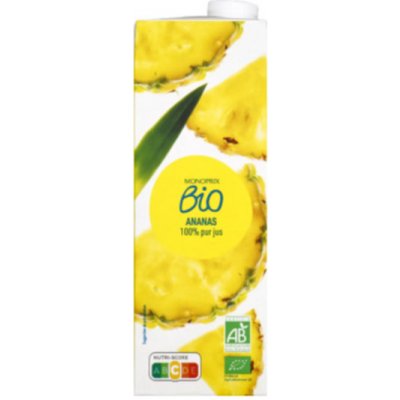 Monoprix Biologique BIO Ananasová šťáva 100% 1 l – Sleviste.cz