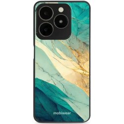 Mobiwear Glossy - Realme C63 - G024G - Zlatavý a zelenkavý mramor