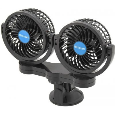 Mitchell Ventilátor DUO 2x108 mm 12V na přísavku - Compass – Hledejceny.cz