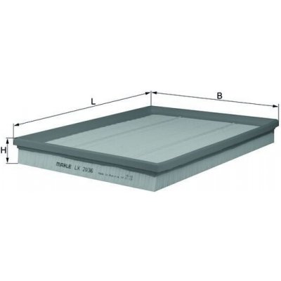 Vzduchový filtr MAHLE LX 2036 – Hledejceny.cz