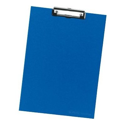Herlitz A4 deska s klipem karton modrá – Zboží Mobilmania