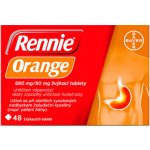 RENNIE ORANGE 680MG/80MG TBL MND 48 – Hledejceny.cz
