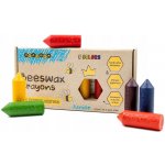 Medenka Junior pastelky z včelího vosku 6 barev – Sleviste.cz