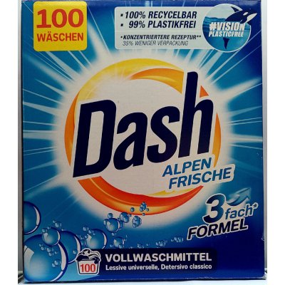 Dash prací prášek Universal Alpen Frische 6,5 kg 100 PD – Zbozi.Blesk.cz