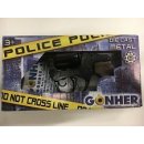 Gonher Alltoys policejní revolver kovový černý 8 ran