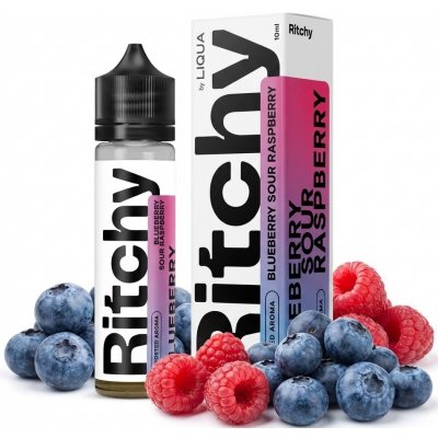 Liqua Ritchy Mix&Go Blueberry Sour Raspberry 10 ml – Zboží Dáma