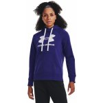 Under Armour Rival Fleece Logo hoodie šedá – Zboží Mobilmania