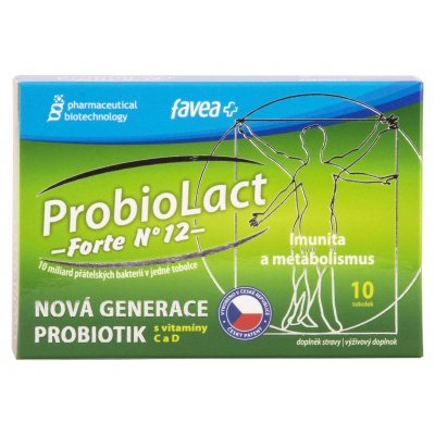 Favea ProbioLact Forte N°12 10 tobolek – Hledejceny.cz
