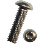 Šroub s půlkulatou hlavou ISO 7380-1 M5x16 mm, nerez A2, 1 ks – Hledejceny.cz