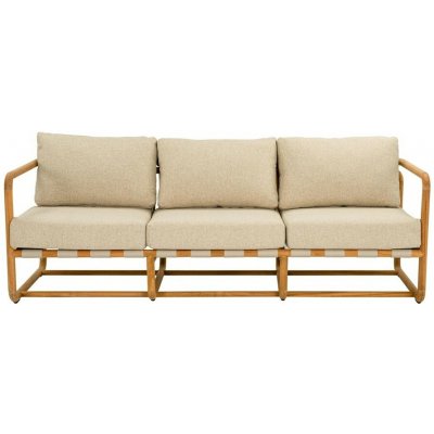 Apple Bee Dolce 209x78x67 cm teak natural pásový výplet Ecru sedáky Cotton Flower – Hledejceny.cz