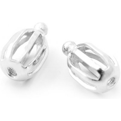 AGATO Stříbrný rhodiovaný šroubek k náušnicím - 1 pár – Zbozi.Blesk.cz