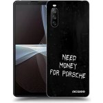 Picasee silikonový černý obal pro Sony Xperia 10 III - Black Fuel – Zboží Živě