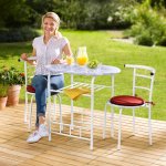 Die moderne Hausfrau Zahradní nábytek Mramor, 3dílná sada 782256 – Hledejceny.cz