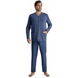 Wadima 204134 466 pánské pyžamo dlouhé modré