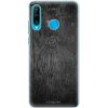 Pouzdro a kryt na mobilní telefon Huawei iSaprio - Black Wood 13 - Huawei P30 Lite