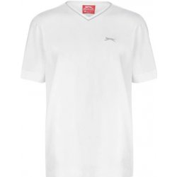 Slazenger výstřih do V tričko Bílá