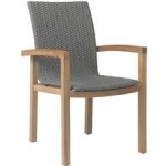 Stern Jídelní křeslo Leah, Stern, 59x65x93 cm, rám teak, lankový výplet stone grey – Hledejceny.cz