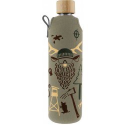 Drink it Skleněná láhev s neoprénovým obalem Hunter 300 ml