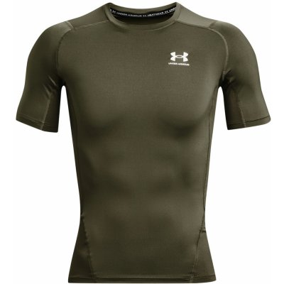 Under Armour Pánské kompresní tričko HG Armour Comp SS-GRN zelené – Zboží Mobilmania