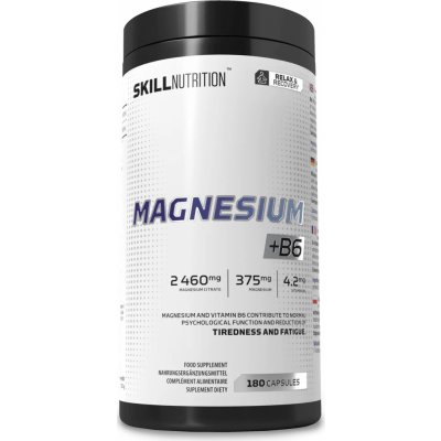 Skill Nutrition Magnesium + B6 Magnesium + B6 180 Kapslí – Hledejceny.cz