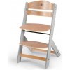 Jídelní židlička KinderKraft ENOCK grey wooden