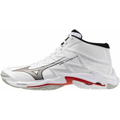 Mizuno Wave Lightning Elite Mid Bílá – Sleviste.cz