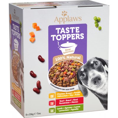 Applaws Dog Taste Toppers Jelly Multipack 8 x 156 g