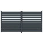 Brána G21 Reno 350x176 cm dvoukřídlá, antracitová – Hledejceny.cz