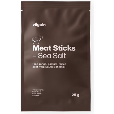 Vilgain Meat sticks mořská sůl 25 g – Zboží Dáma