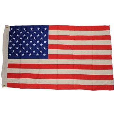 Vlajka: USA [šitá vintage styl 50 hvězd] – Zboží Dáma