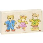 Goki Rodina medvídci oblékací puzzle 12 motivů 36 dílů – Zbozi.Blesk.cz