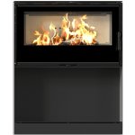 Kratki KARI 95 180 14 kW prostor pro dřevo Black – Zboží Dáma