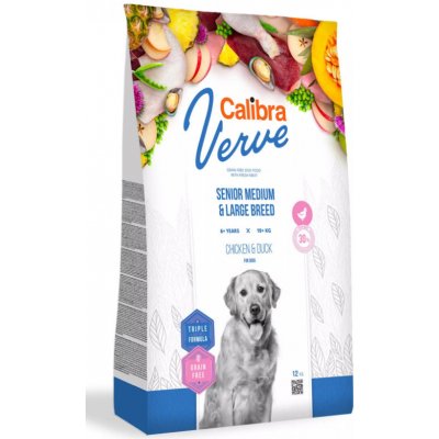 Calibra Dog Verve GF Senior M/L Chicken&Duck 14 kg