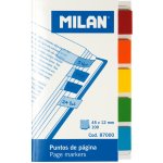 MILAN Záložka lepící MILAN PVC 45 x 12 mm 5 barev (100 ks) – Hledejceny.cz
