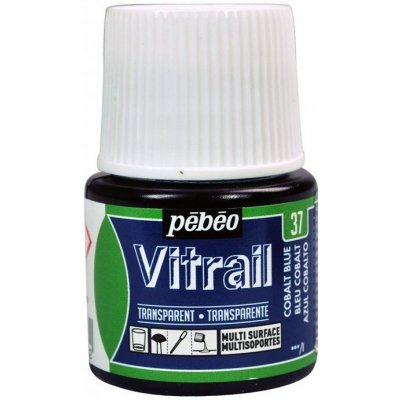 Pébéo Vitrail 45ml 37 kobaltově modrá – Zboží Dáma