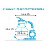 Marimex 10600023 ProStar Profi 6 Filtrace písková – Sleviste.cz