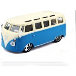 Bburago Plus Volkswagen Van Samba modrá bílá 1:32 – Sleviste.cz