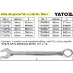 Yato klíč očkoplochý 60 mm YT-00768 – Zboží Dáma