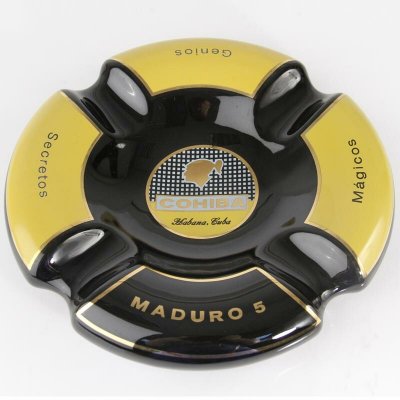 COHIBA popelník na doutníky kulatý Maduro 5 – Sleviste.cz