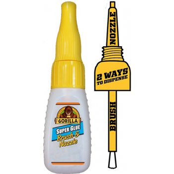 GORILLA Superglue Brush & Nozzle 12g