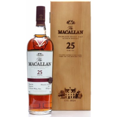 Macallan Sherry Oak 25y 43% 0,7 l (holá láhev) – Zboží Mobilmania