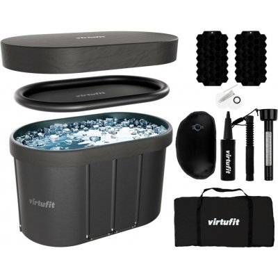 VIRTUFIT Oval Ice Bath 70 cm Anthracite – Zboží Mobilmania