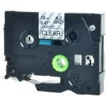Kompatibilní páska s Brother TZ-131 / TZe-131, 12mm x 8m, černý tisk / průhledný podklad – Zboží Živě