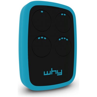 Univerzální dálkový ovladač WHYEVO 6.3, modro-černý – Zboží Mobilmania