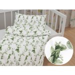Biante povlečení Sandra SA-422 Zelené listy na bílém 90 x 130 40 x 60 – Hledejceny.cz