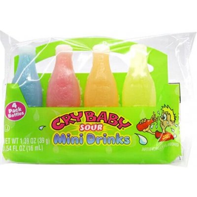 Cry Baby Wax Candy voskové lahvičky s kyselou náplní s ovocnými příchutěmi 39 g – Sleviste.cz